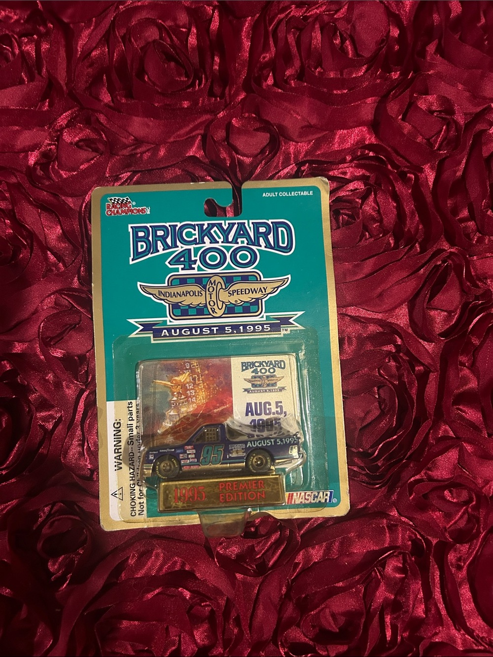 NASCAR Brickyard 400 Collectible Die-Cast Race Car - Inaugural race